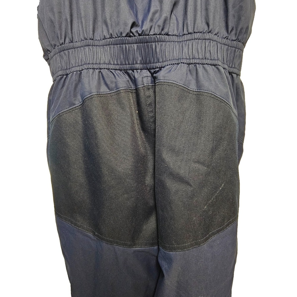 LL Bean Cold Buster Snow Bibs Youth Navy Overall Snow Pants Winter Thinsulate 12 - Picture 7 of 11